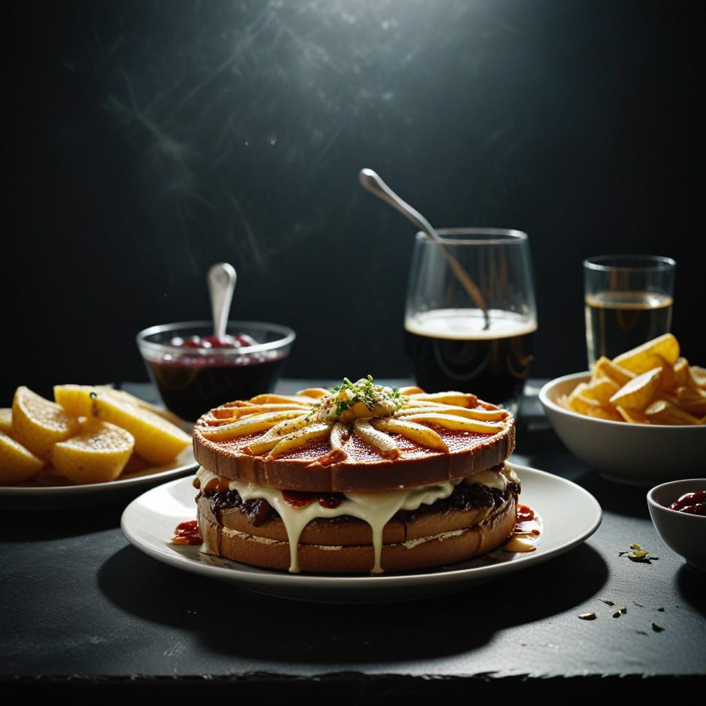 Beef Steak in Film Noir Photography