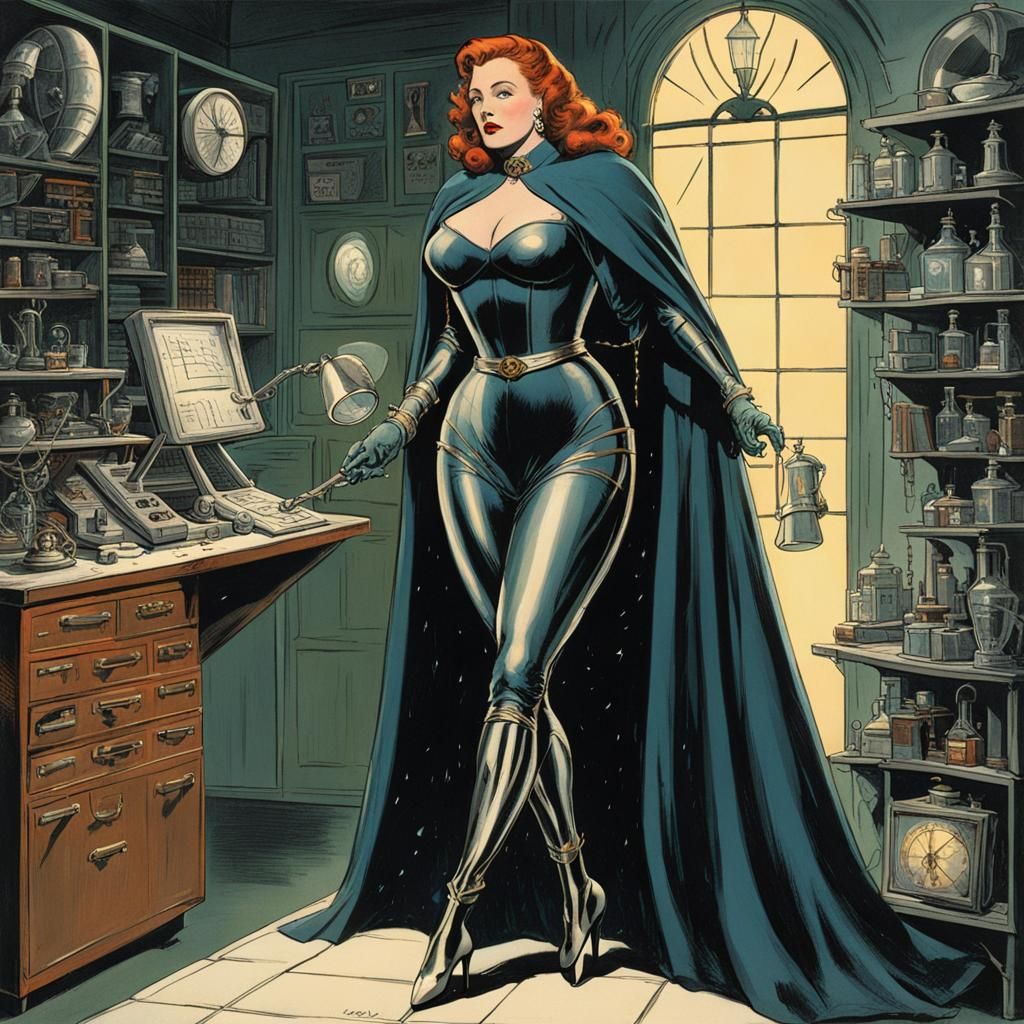 SuperGoddess Materializes in Alchemist's Lab