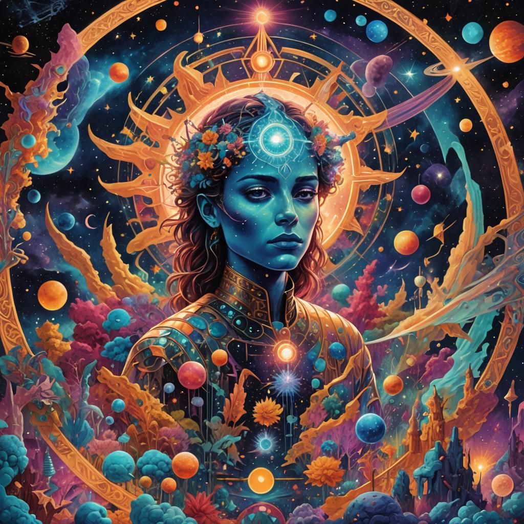 Astral Cosmic Band in Holographic Mixed Media