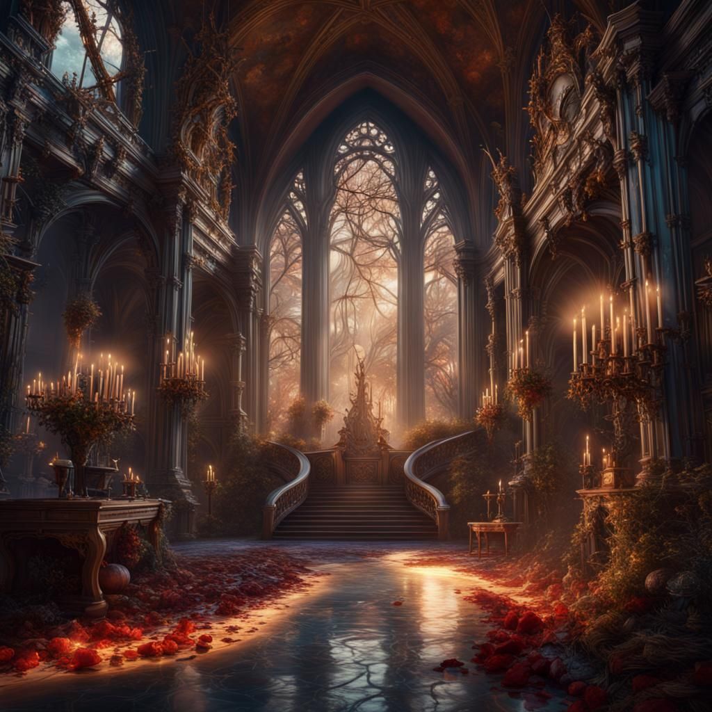 Faith, Hope, and Love: A Detailed Matte Painting