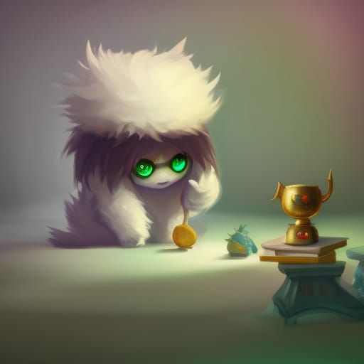 Fluffy Monster's Teaspoon Caper: Artstation Concept Art
