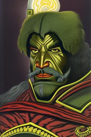 FAIL: "Worf the Klingon" concept art by Martin Rowson and by...