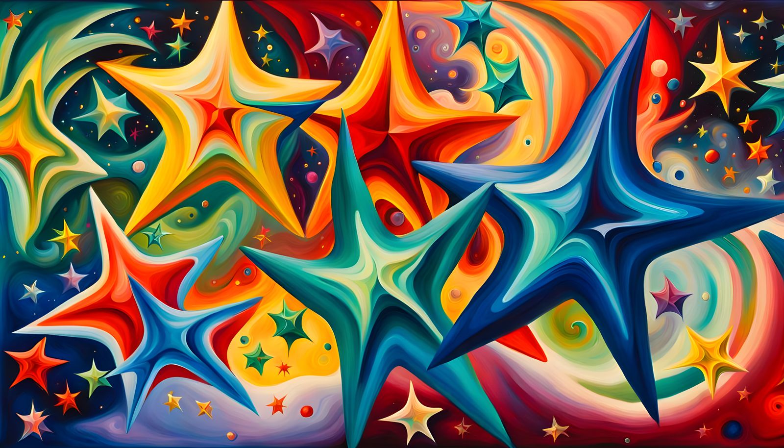 Celestial Stars Formed From Magnetic Maelstroms as Impasto P...