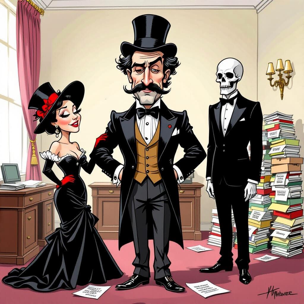 Caricatures of Dark Archetypes