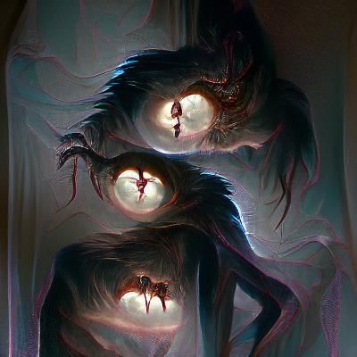 Sinister Twins in Dark Fantasy Style