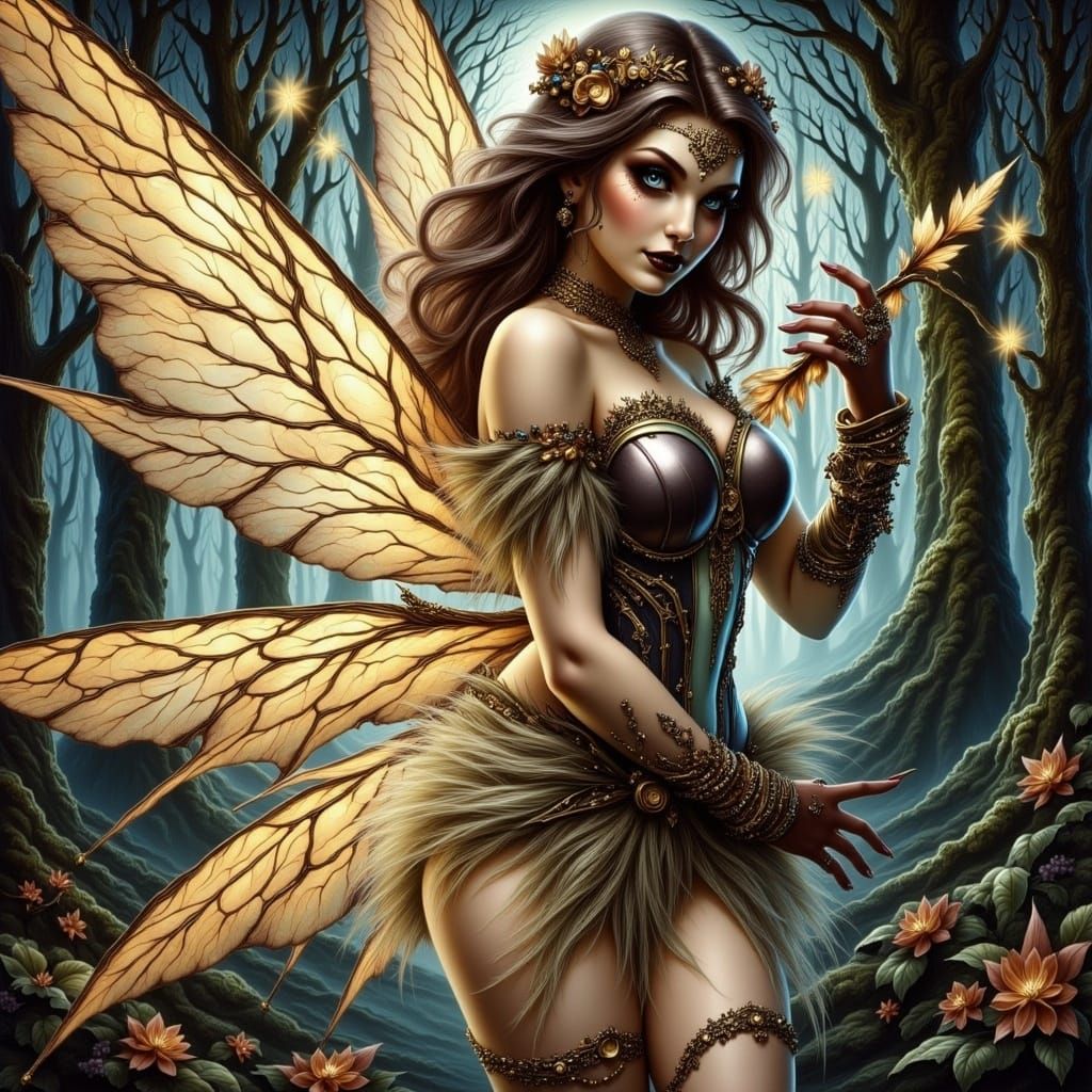 Elysian Fairy Generated by AI