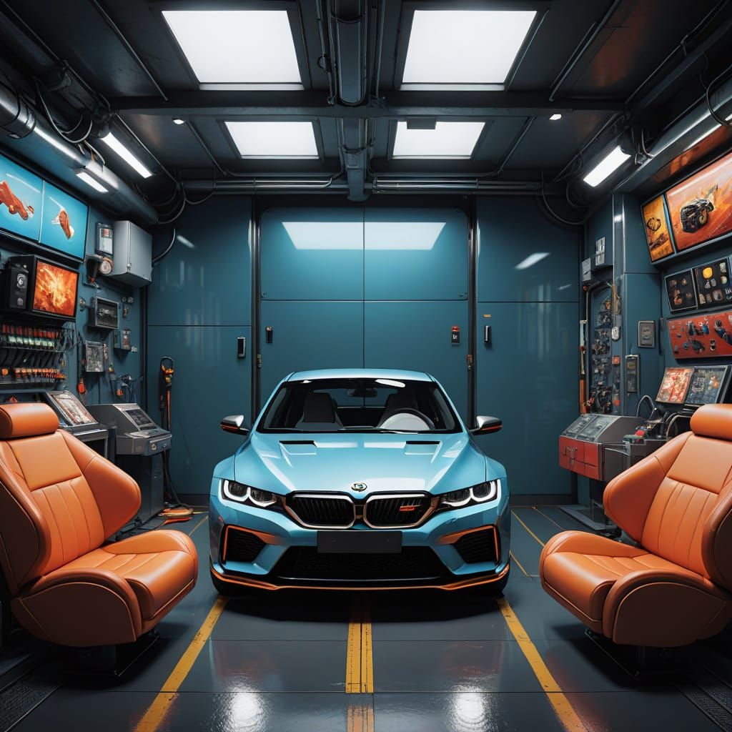 Luxury Car Interior Detailing in High-End Aesthetic