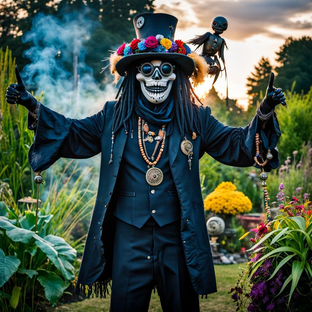 Giant Scarecrow with Sunglasses, Psychedelic Fantasy