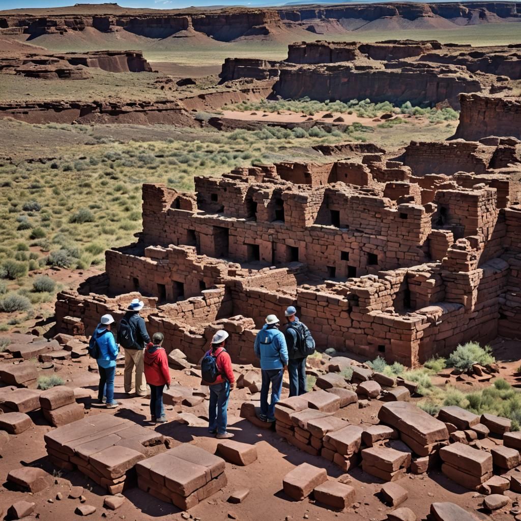 Wupatki National Monument Ruins in Arizona