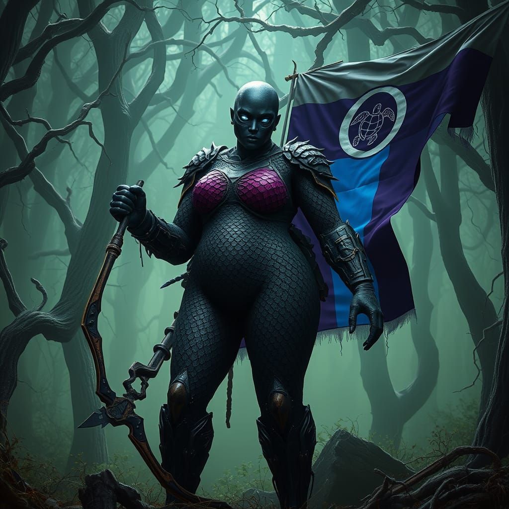 Mysterious Giantess in Cursed Forest