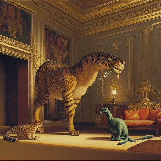 Elegant Feline Interlude