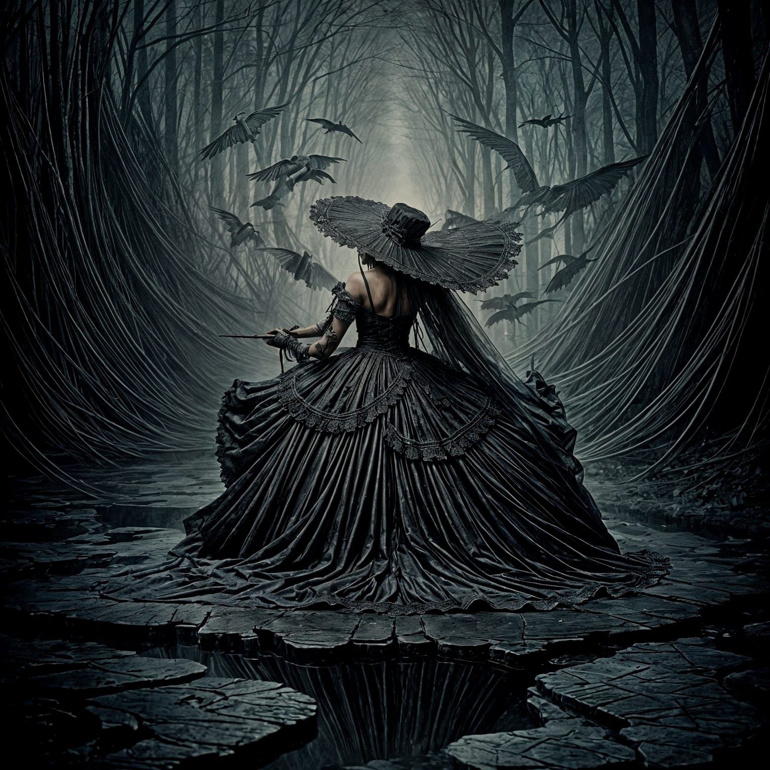 Magical World Overflowing From Top Hat