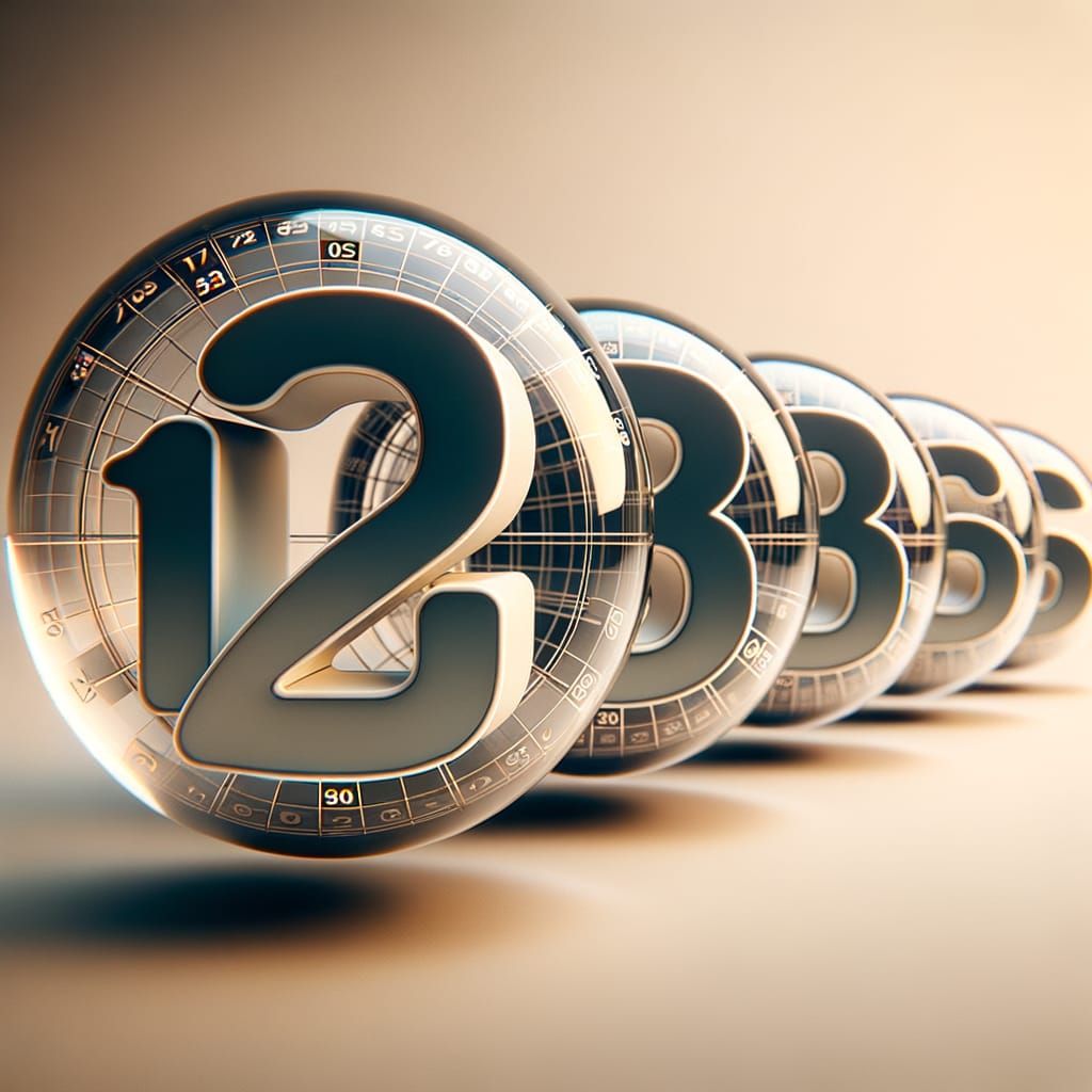 Winning Lottery Numbers 02, 11, 15, 18, 31, 54 in Bubbles