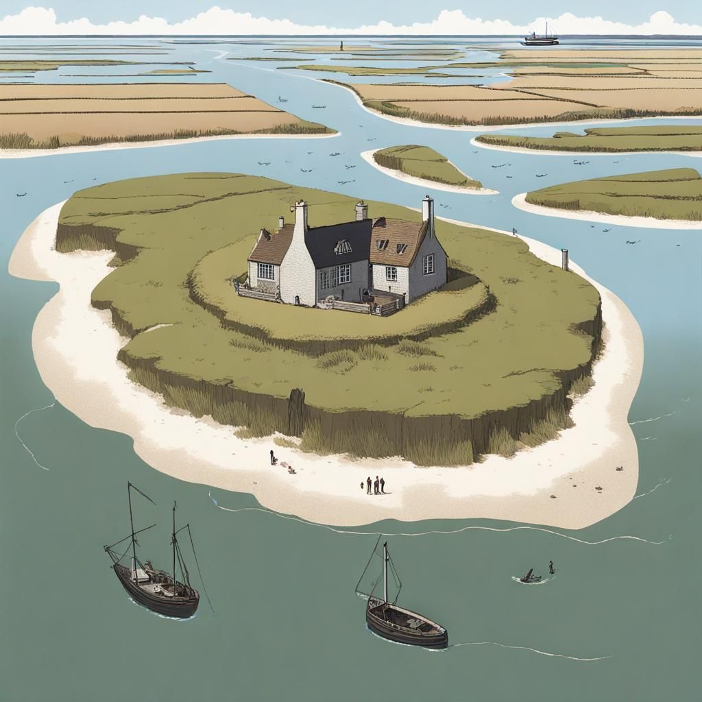 Ray's Isle Emerges: Detailed Matte Painting