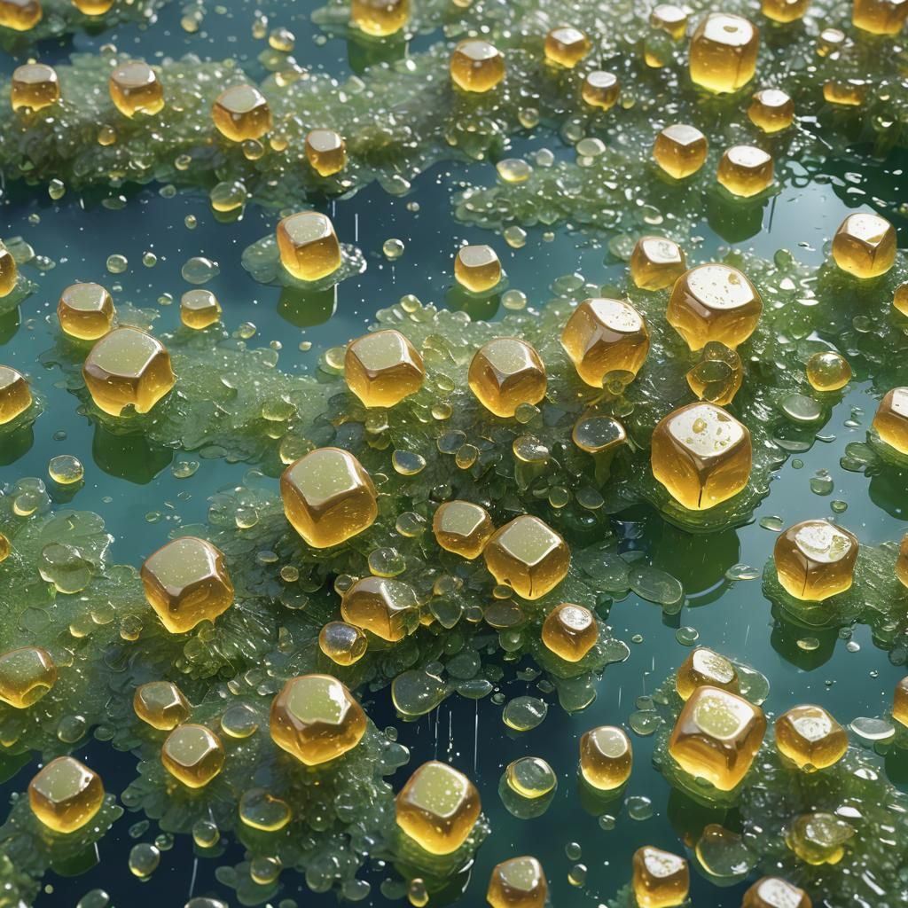 Acid Rain Melts Sugar: 3D Anime Art