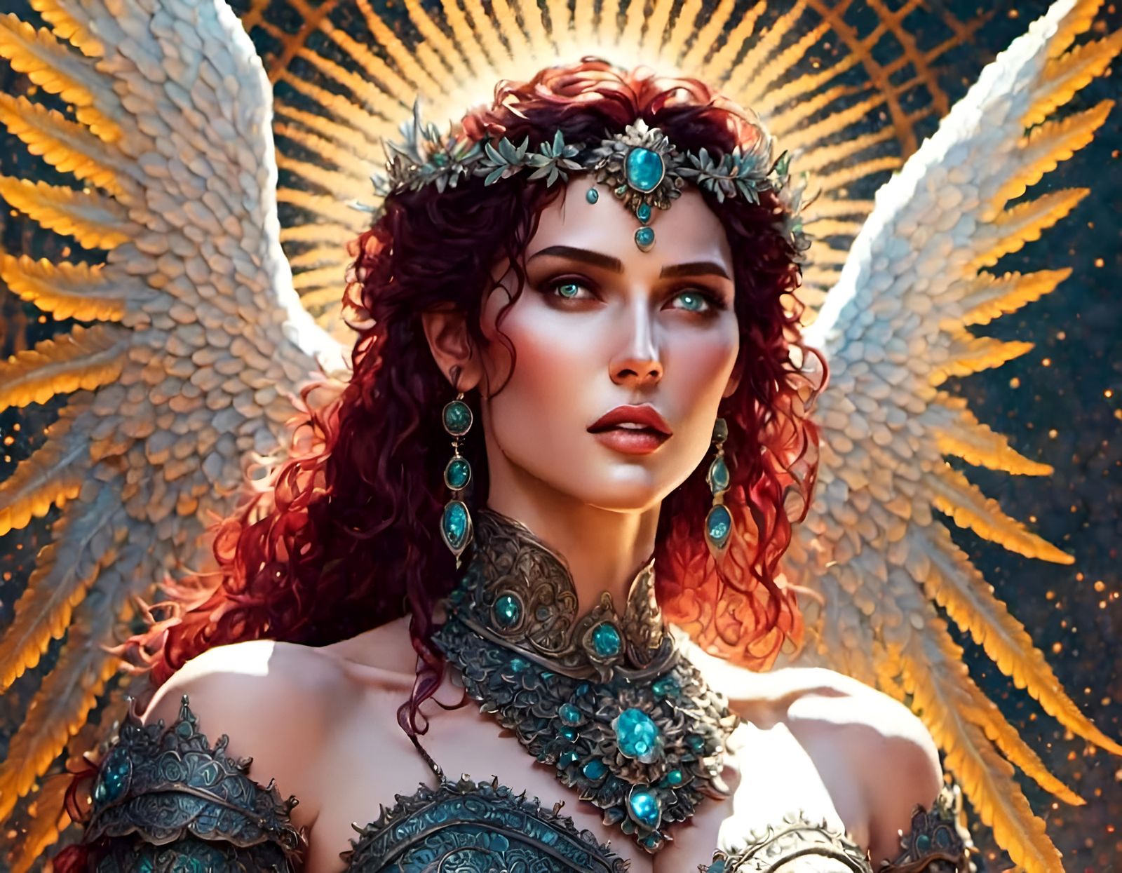 Glowing angel type of beauty <lora:glow:1.0> v4