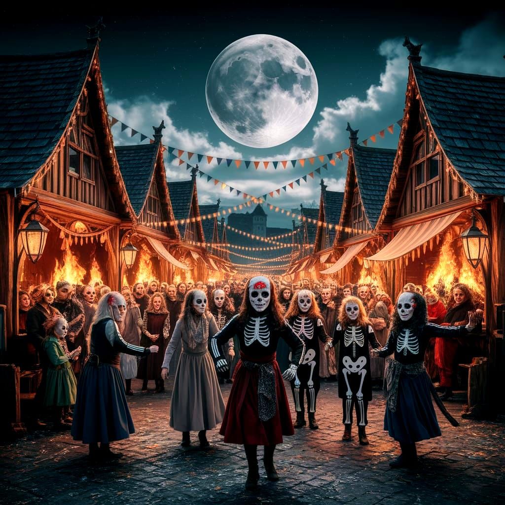 Memento Mori Festival: Skull Masks and Bonfires