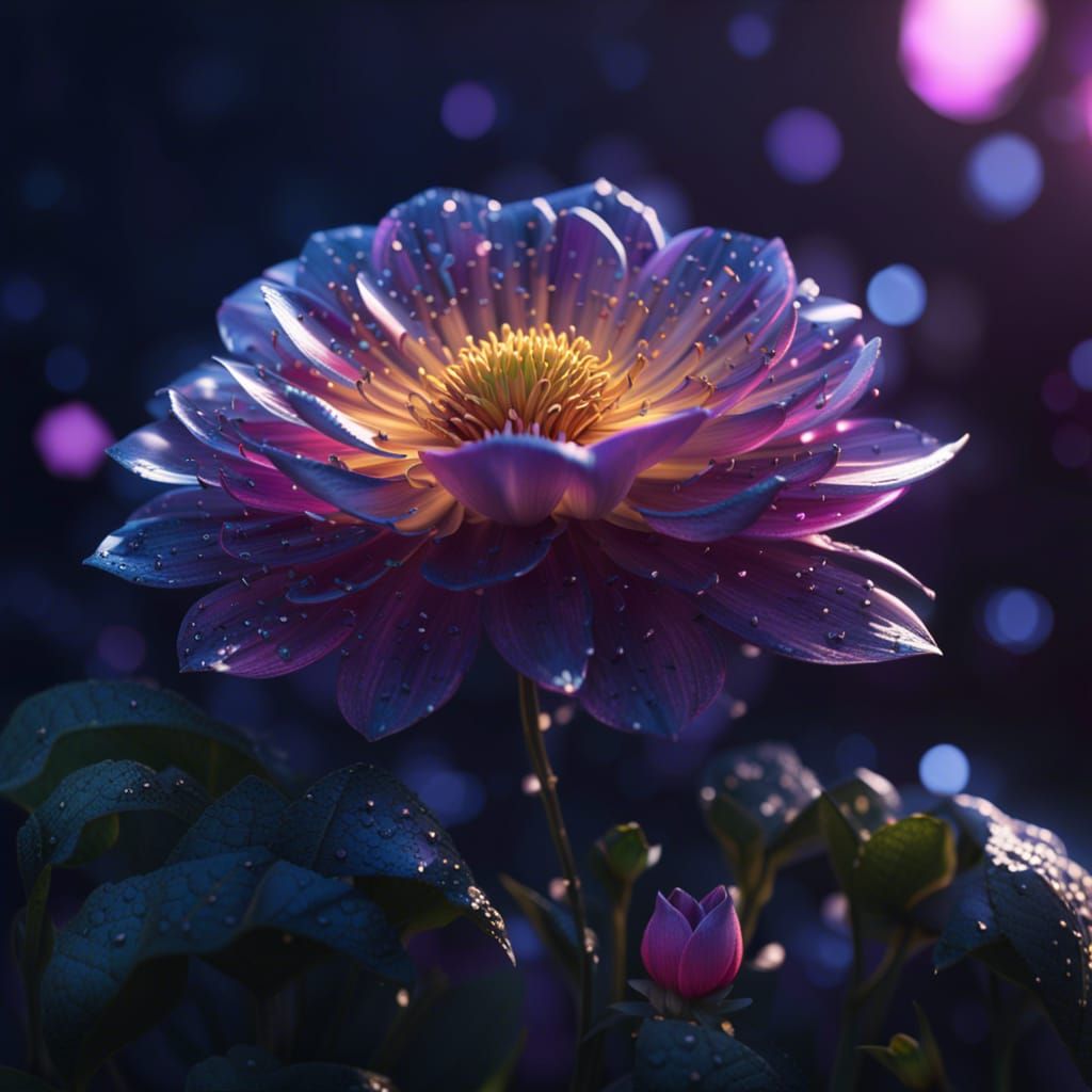 Ethereal Aether Flower in High Resolution
