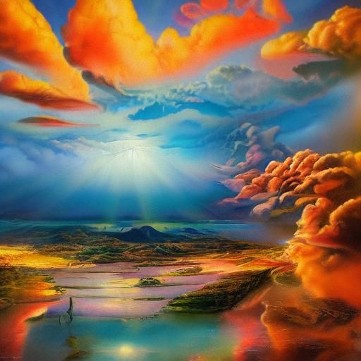 Holographic Cosmic Astral Graffiti Art in 8k