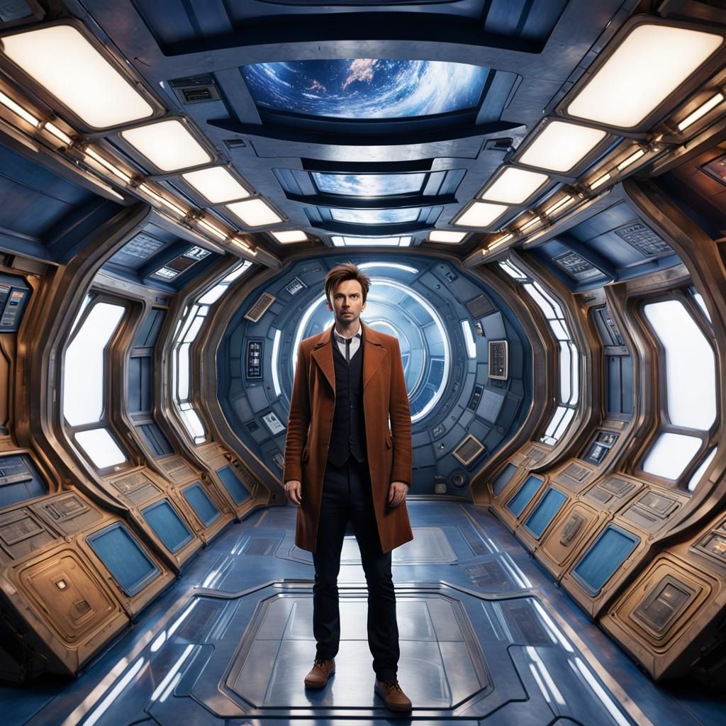 David Tennant Doctor Who on Space Station