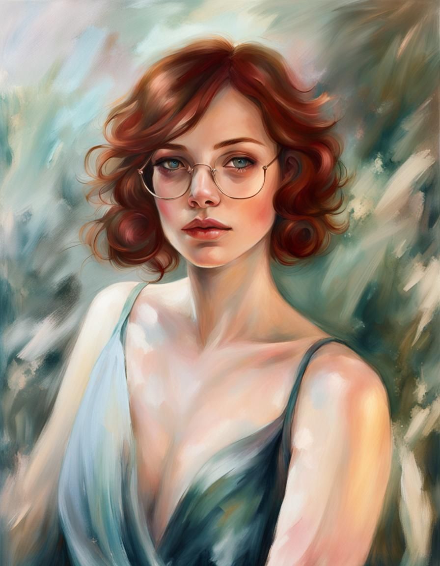 Ethereal Portrait of Laura Browny in Dreamlike Light