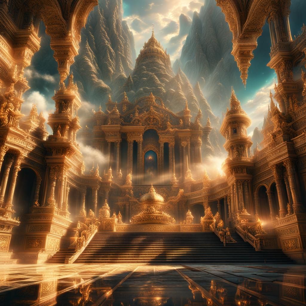 Soul Enters Heaven: Epic Digital Matte Painting