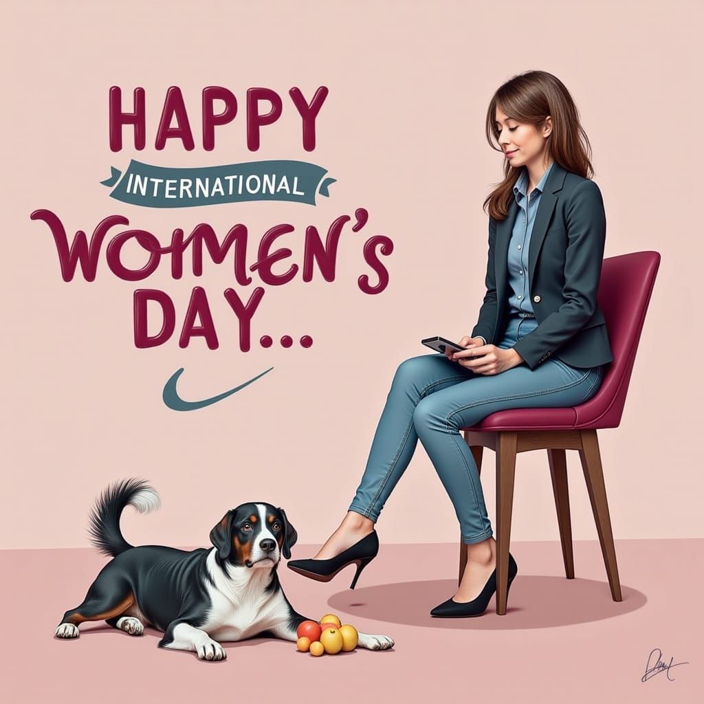 Whimsical Goddess of Feminine Empowerment in Enchanted Fores...