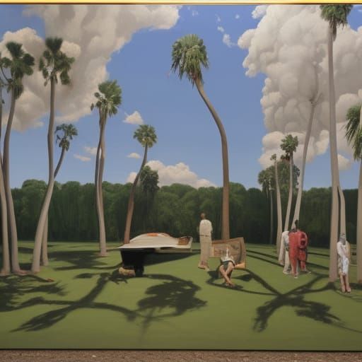 Surreal Oil Painting in the Style of Gurney