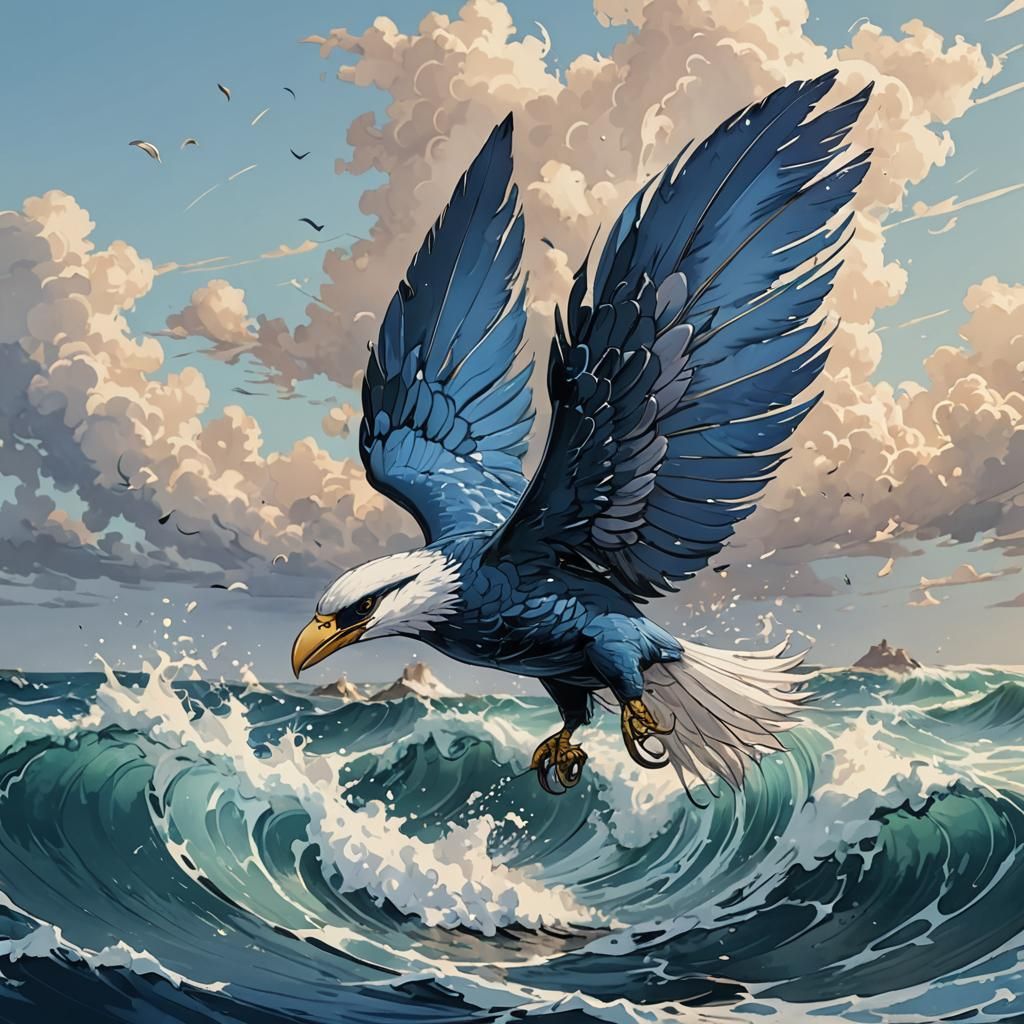 Ocean Punching Quill: An AI-Generated Concept