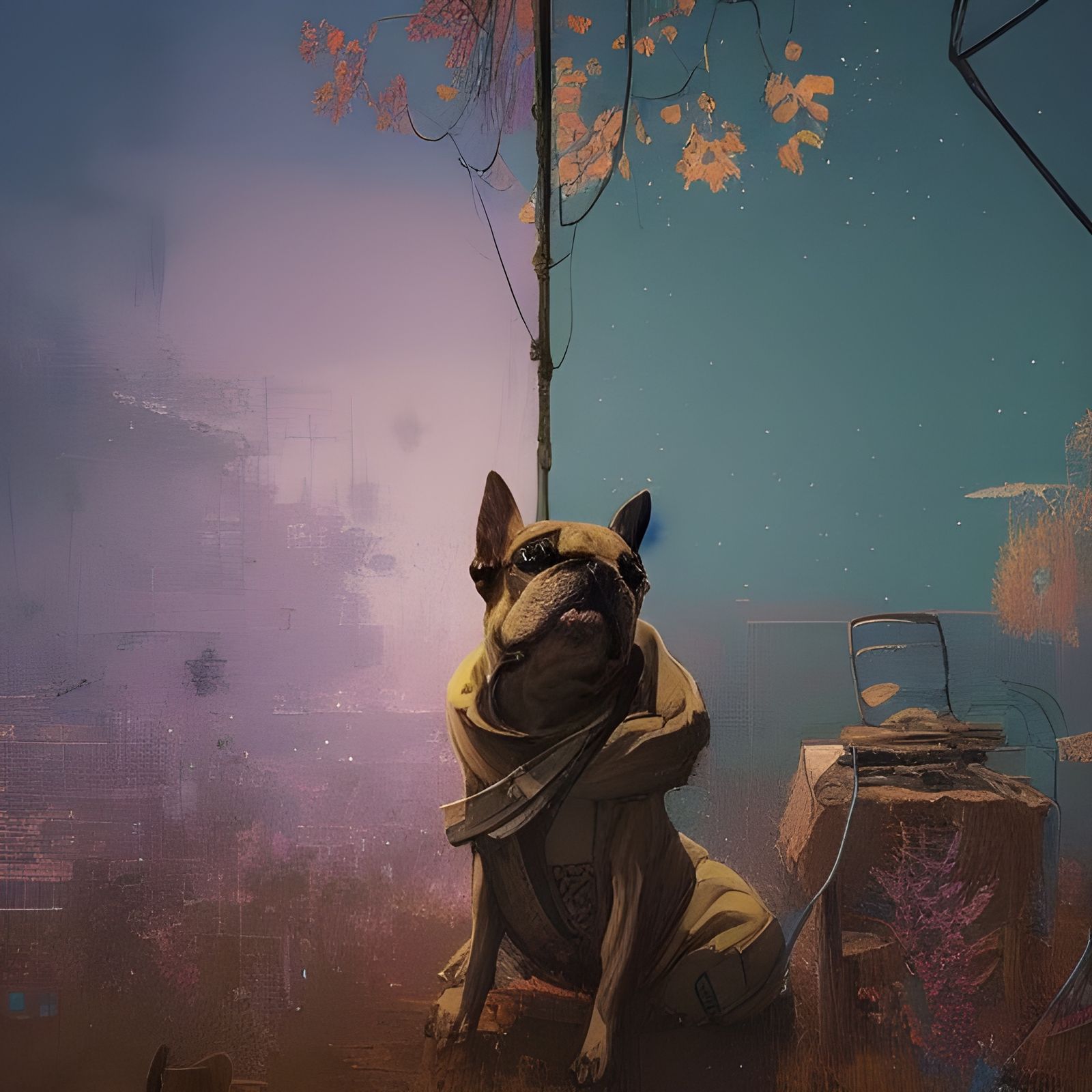 Hyperdetailed Portrait of a Cute Dog