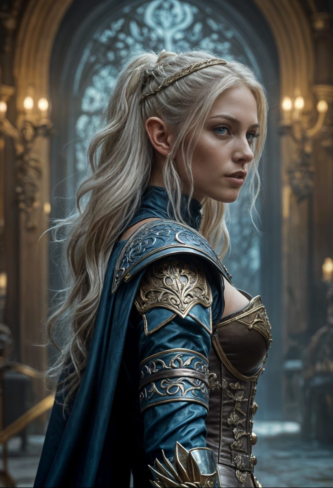 Fae Elf Princess in Hyper-Realistic Fantasy Art