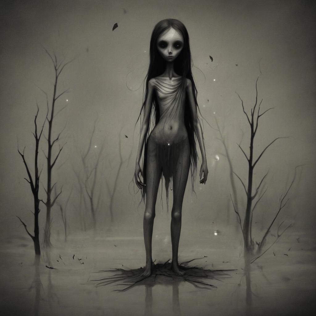 Grimdark Scene in a Dark Fantasy Style