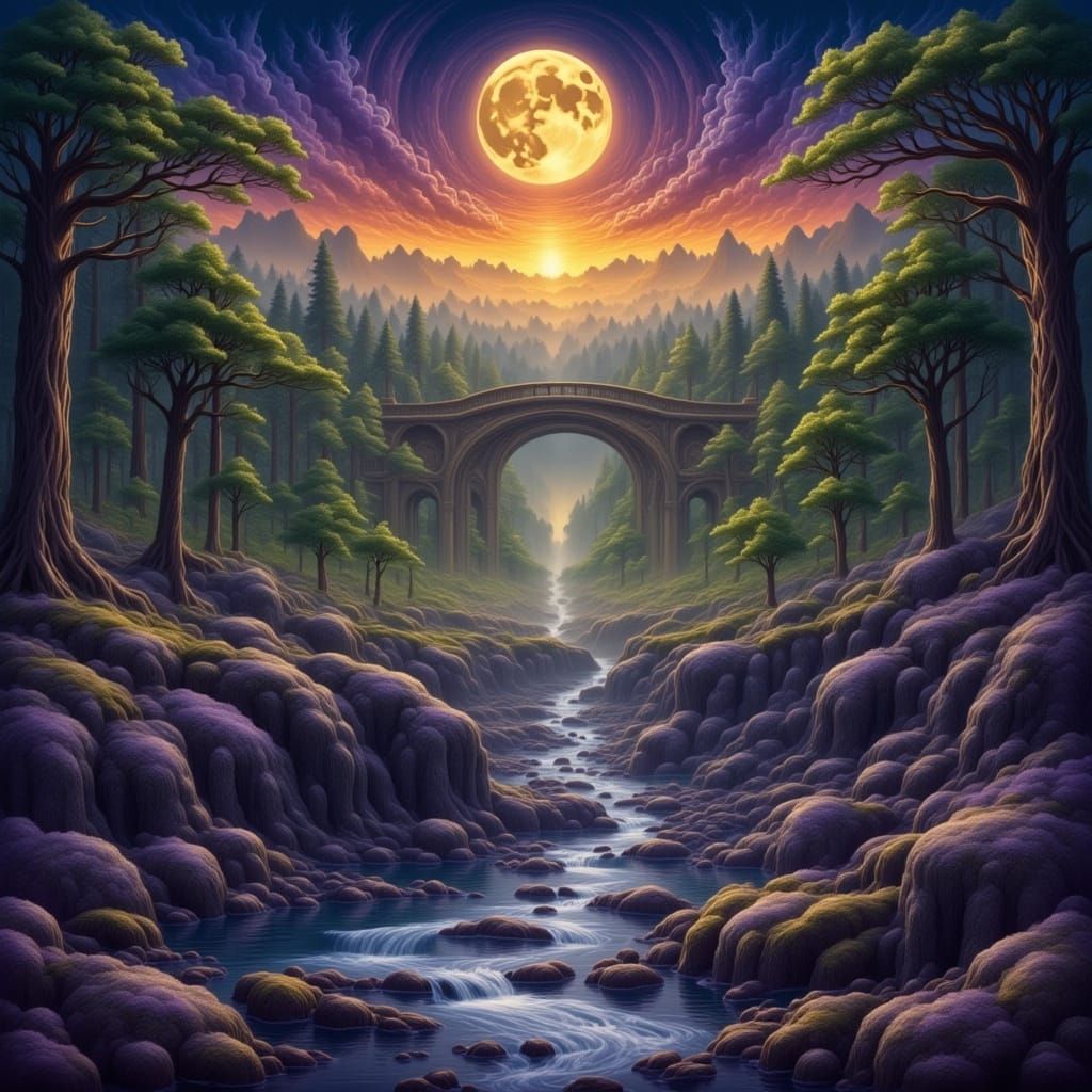 Purple Treasure Illustration