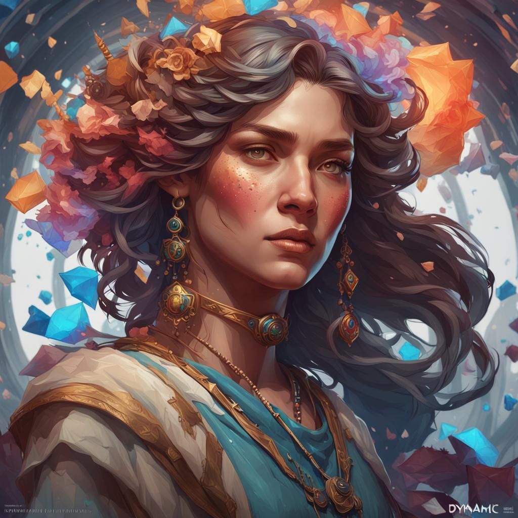 Detailed Portrait with Dynamic Lighting