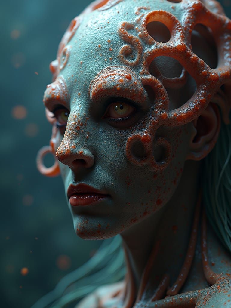 Personification of Sloth: Detailed 8k Concept Art