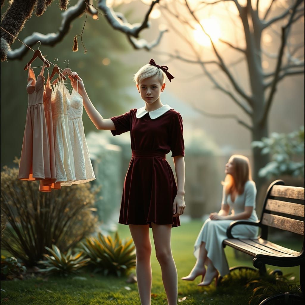 Cinematic Portrait in Golden Light, Film Aesthetic