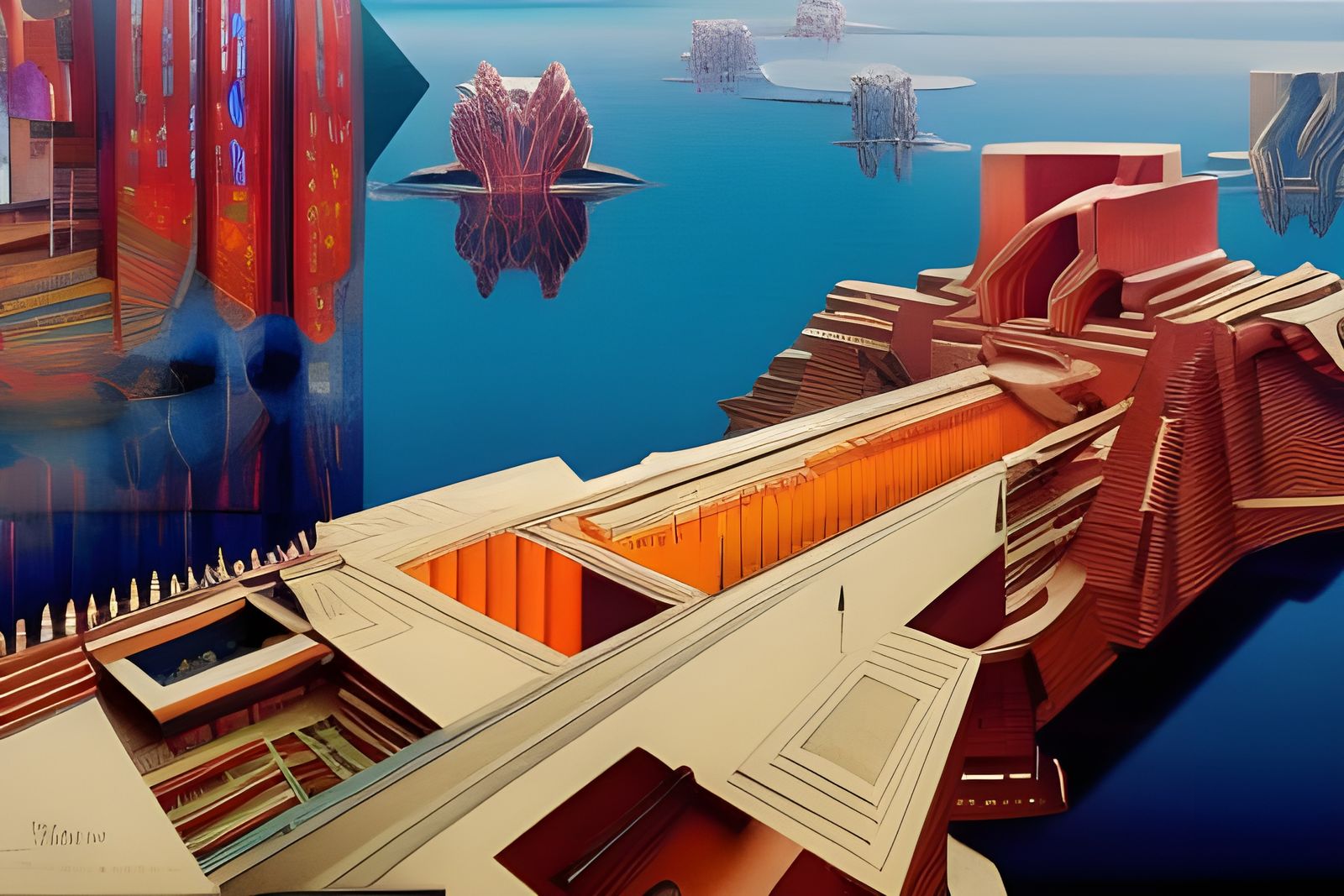 Deconstruction of Psychosis: Digital Matte Painting