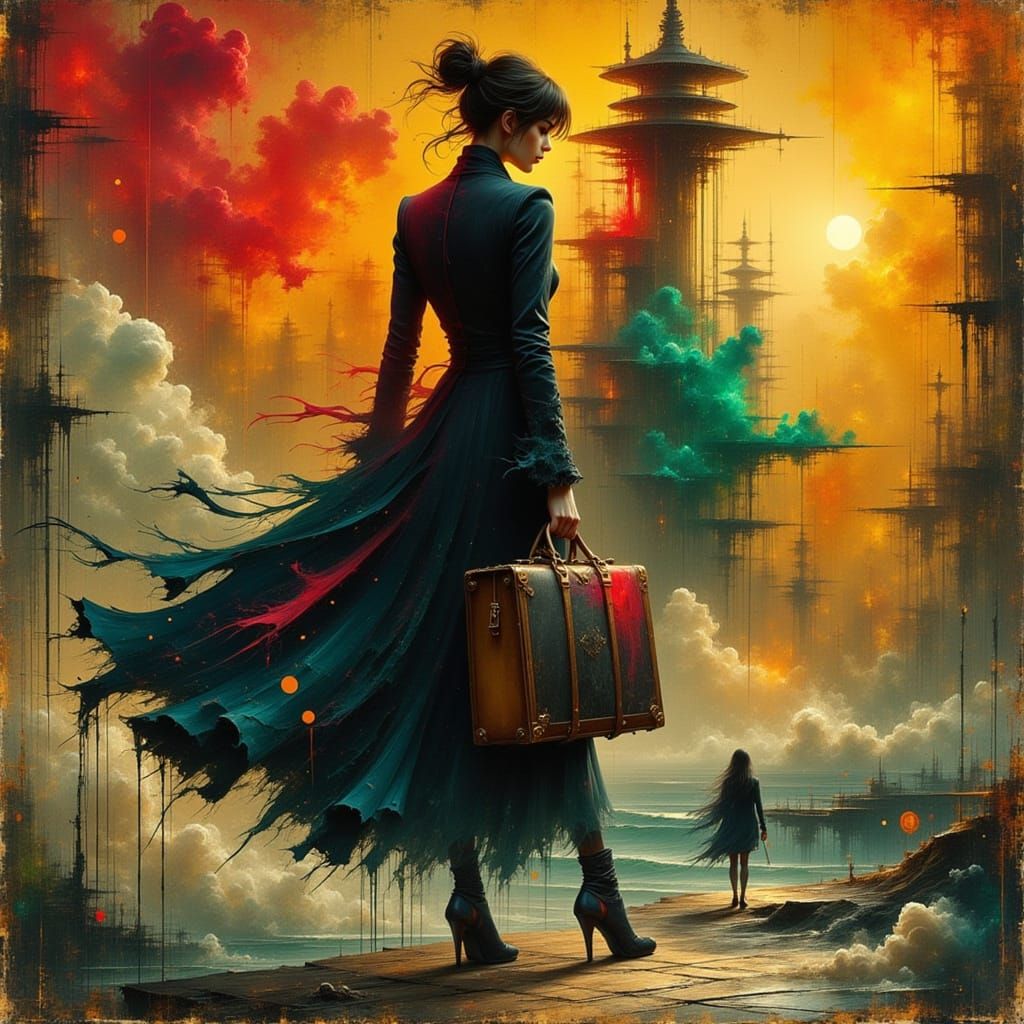 Professor's Homecoming: Hyperrealistic Concept Art