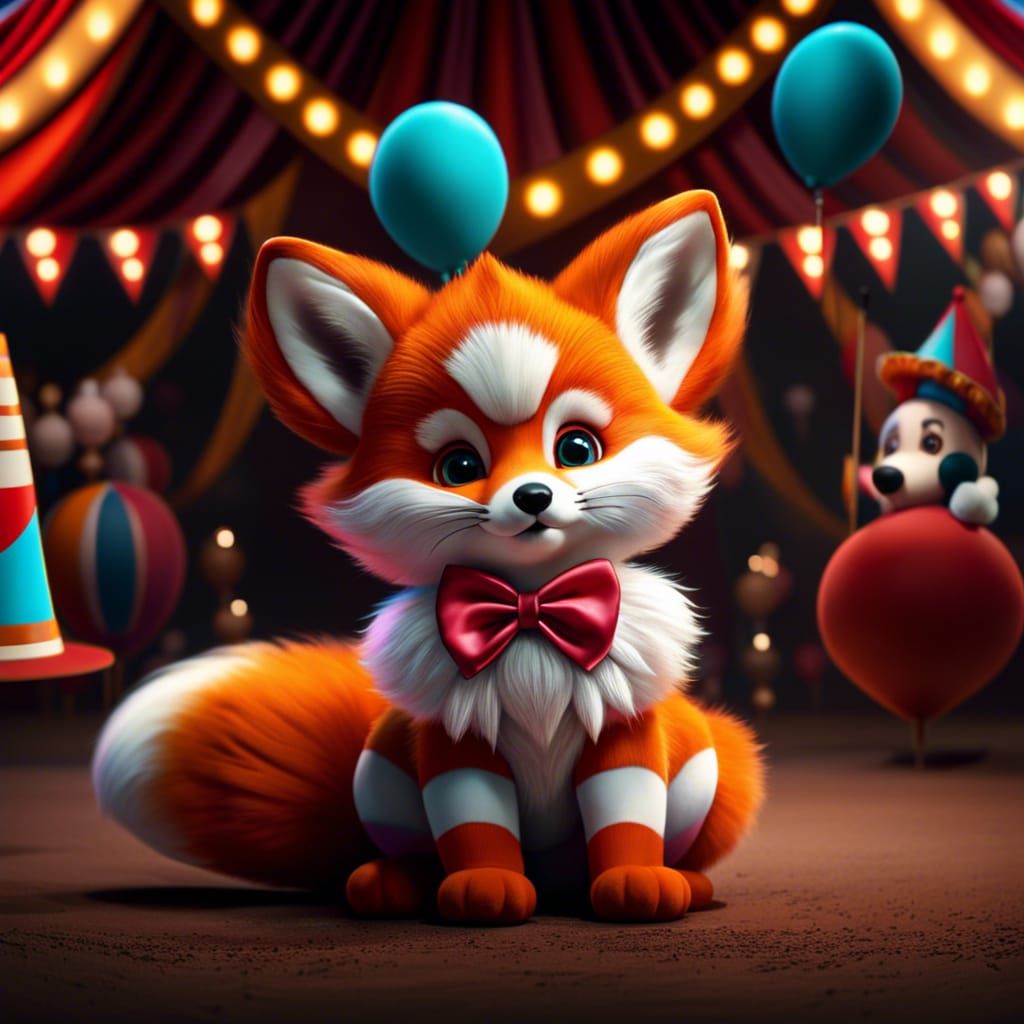 Lil clown fox