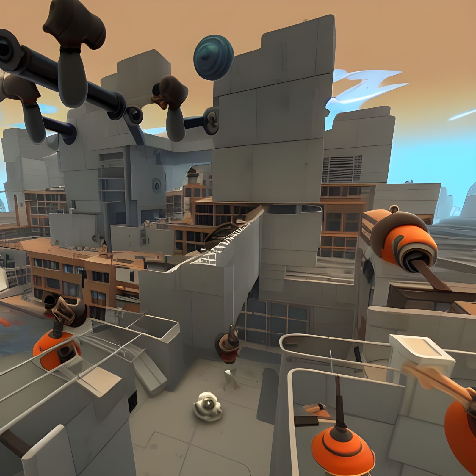Musical Cloud Architecture in Team Fortress 2 Style