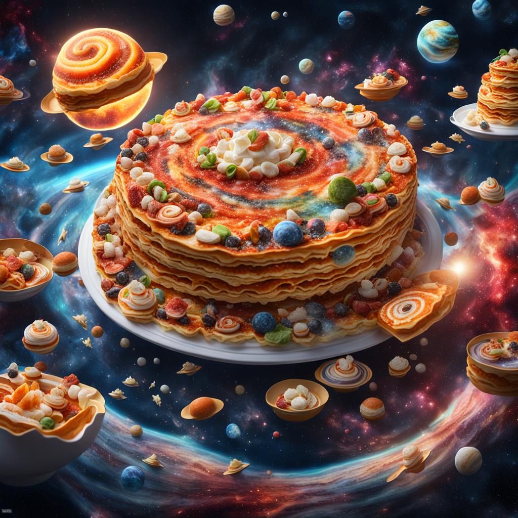 Sushi Satellites and Lasagna Planets in Space