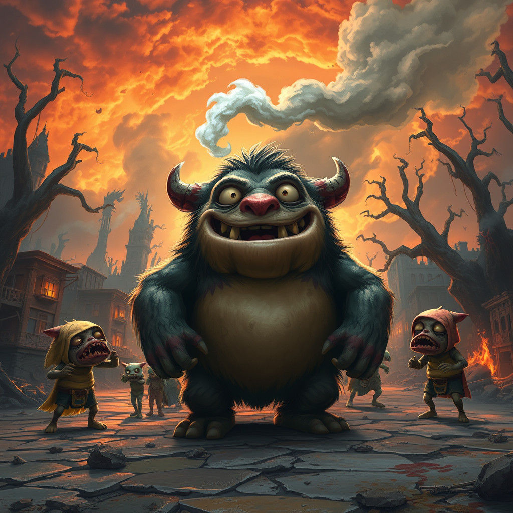 Chomper: Heroic Monster in Post-Apocalyptic World