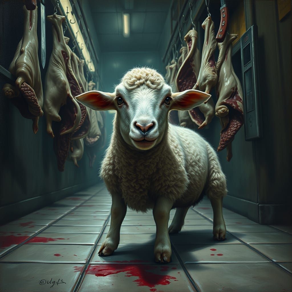 Lamb's Dread: Dark Realism in Butcher Shop