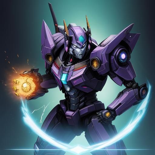 Cybertronian Decepticon Shatter: Anime-Style Cel-Shaded Port...