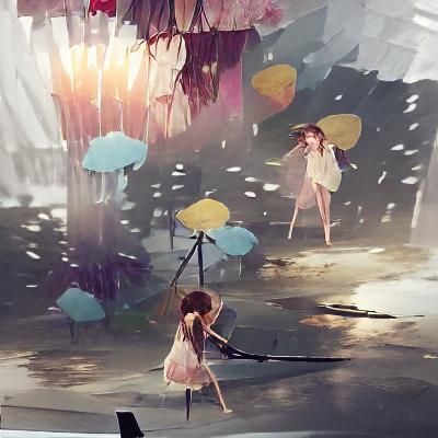 AI Image of a Rainstorm