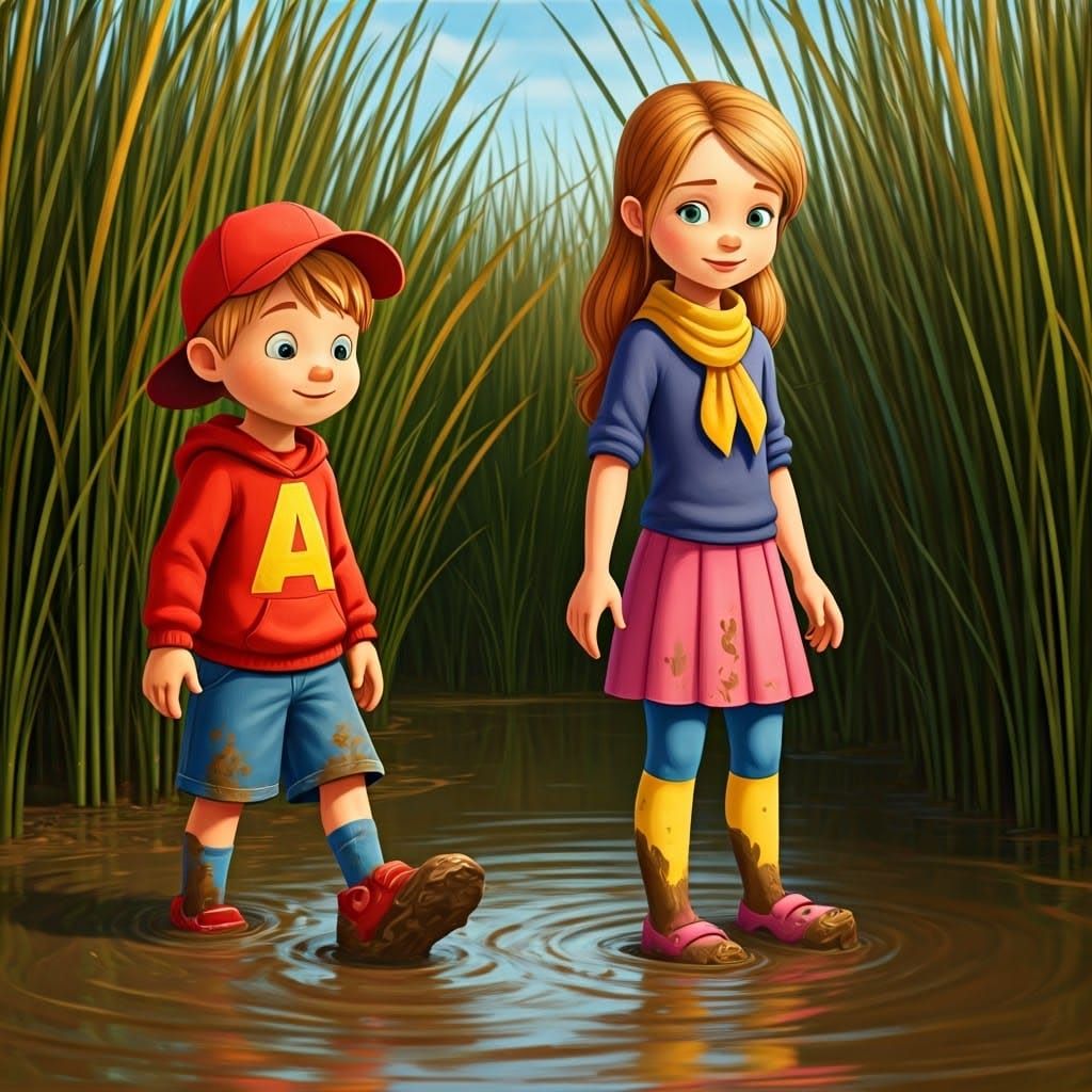 Alvin and Brittany's Muddy Wetlands Adventure