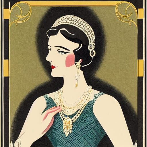 Cartoon 1920s England. P.G. Wodehouse.