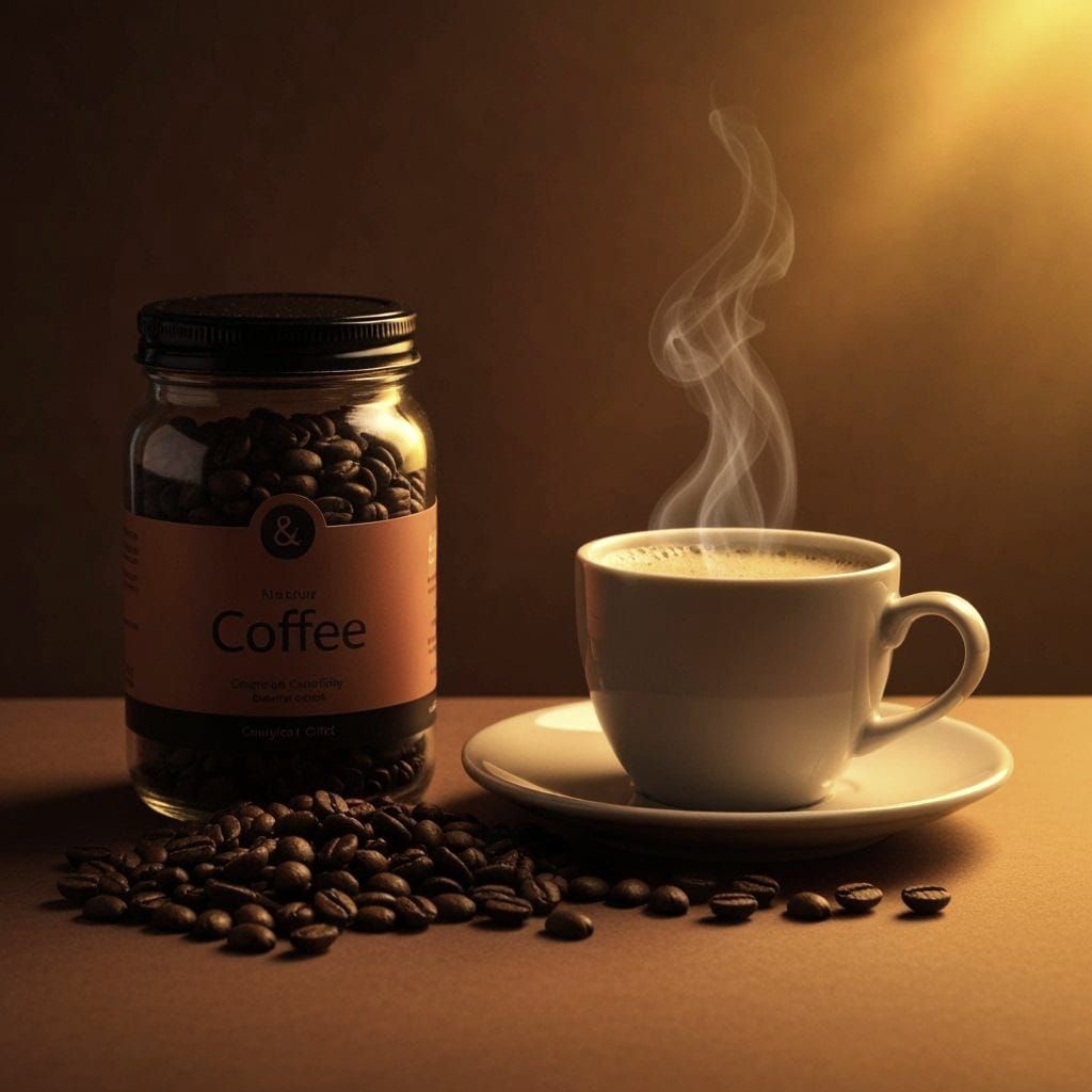 Professional Coffee Product Photo in 8K