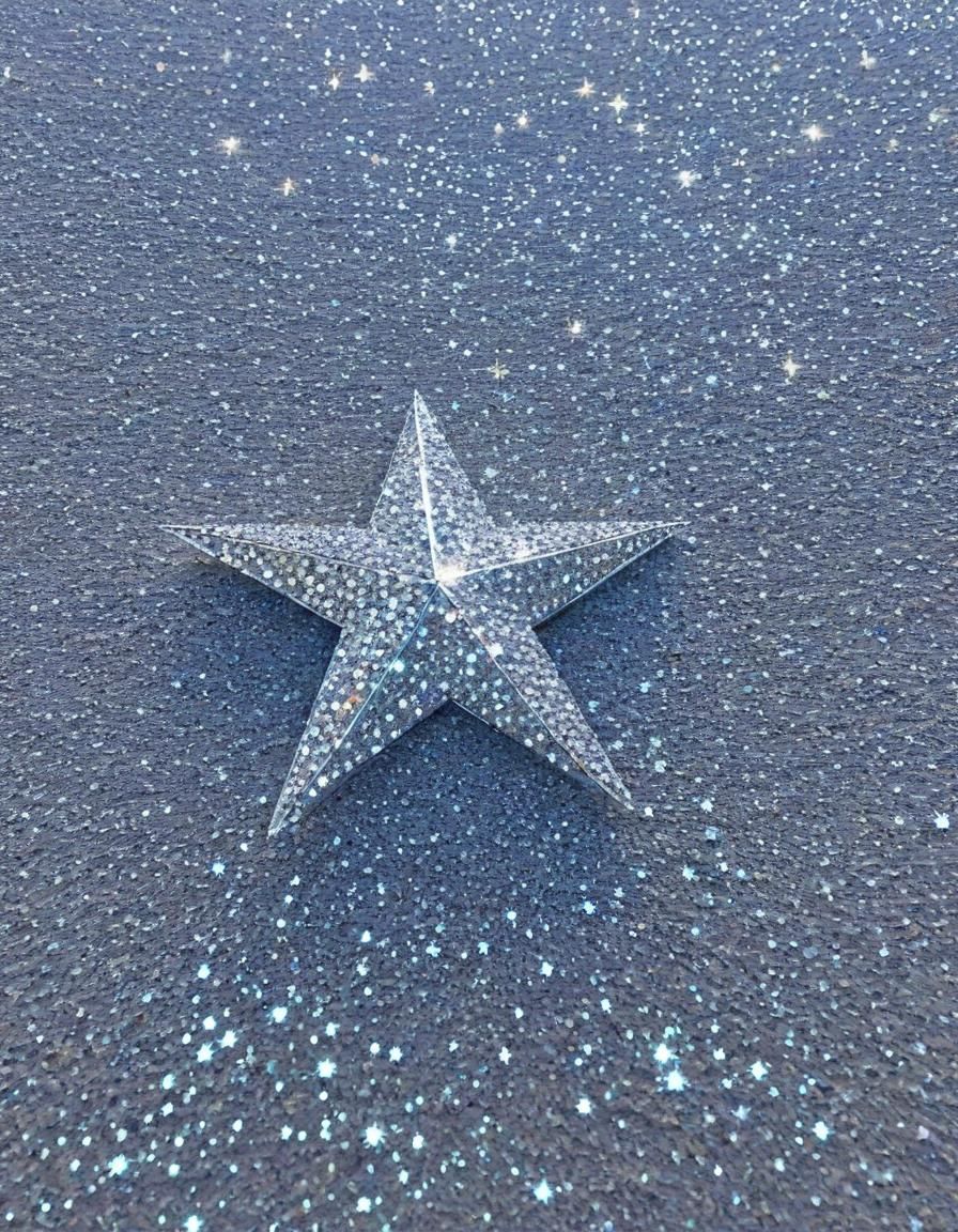 Abstract Shining Star: Radiance and Self-Acceptance