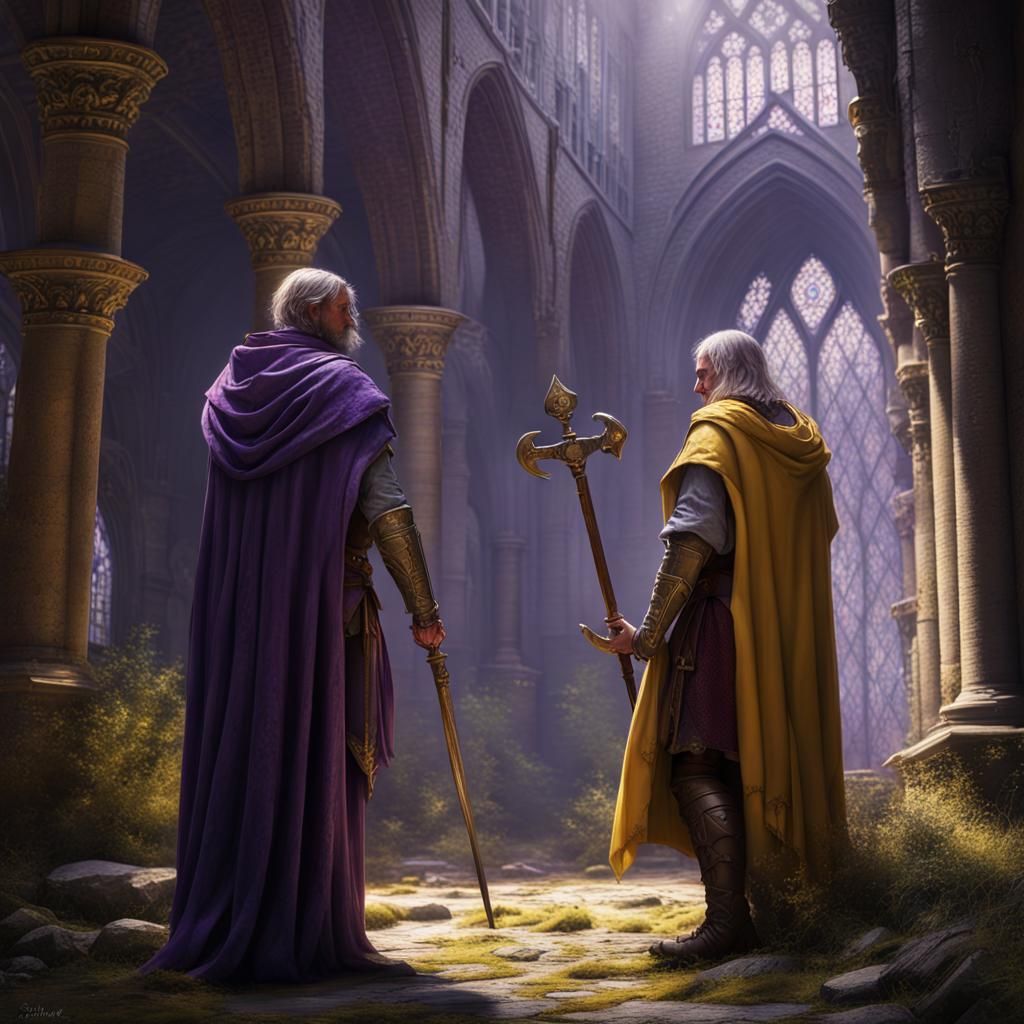 Merlin and King Arthur in Ancient England